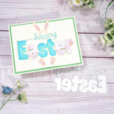 Inlovearts "Happy Easter" Word Metal Cutting Dies