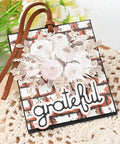 Grateful Word Decor Dies - Inlovearts