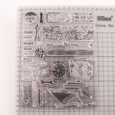 Inlovearts Road Sighs Clear Stamps