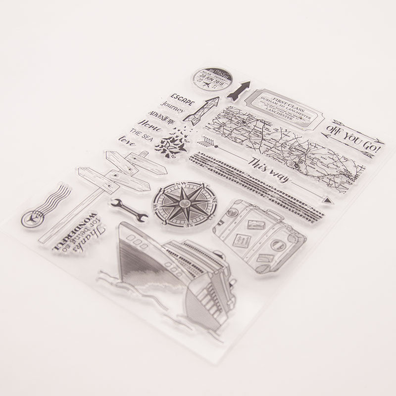 Inlovearts Road Sighs Clear Stamps