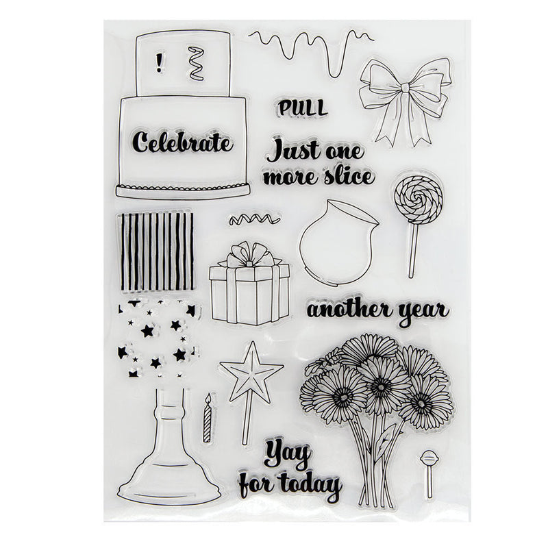 Inlovearts Birthday Theme Clear Stamps