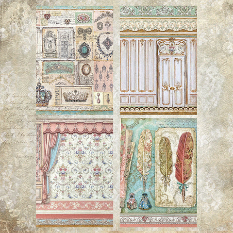 Inlovearts Extravagant Palaces Scrapbook & Cardstock Paper