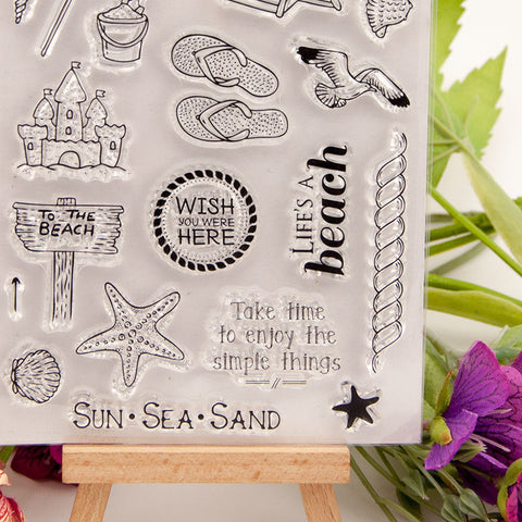 Inlovearts Summer Time Clear Stamps