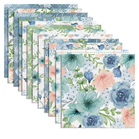 Inlovearts Summer Flower Scrapbook & Cardstock Paper