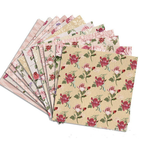 Inlovearts Charming Roses Scrapbook & Cardstock Paper