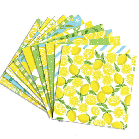 Inlovearts Summer Lemon Scrapbook & Cardstock Paper