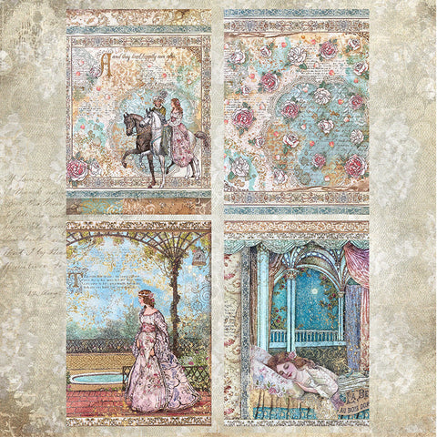Inlovearts Gorgeous Gilr  Scrapbook & Cardstock Paper