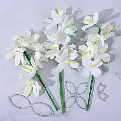 Inloveartshop Splicing Layered Lily Nature Decor Cutting Dies