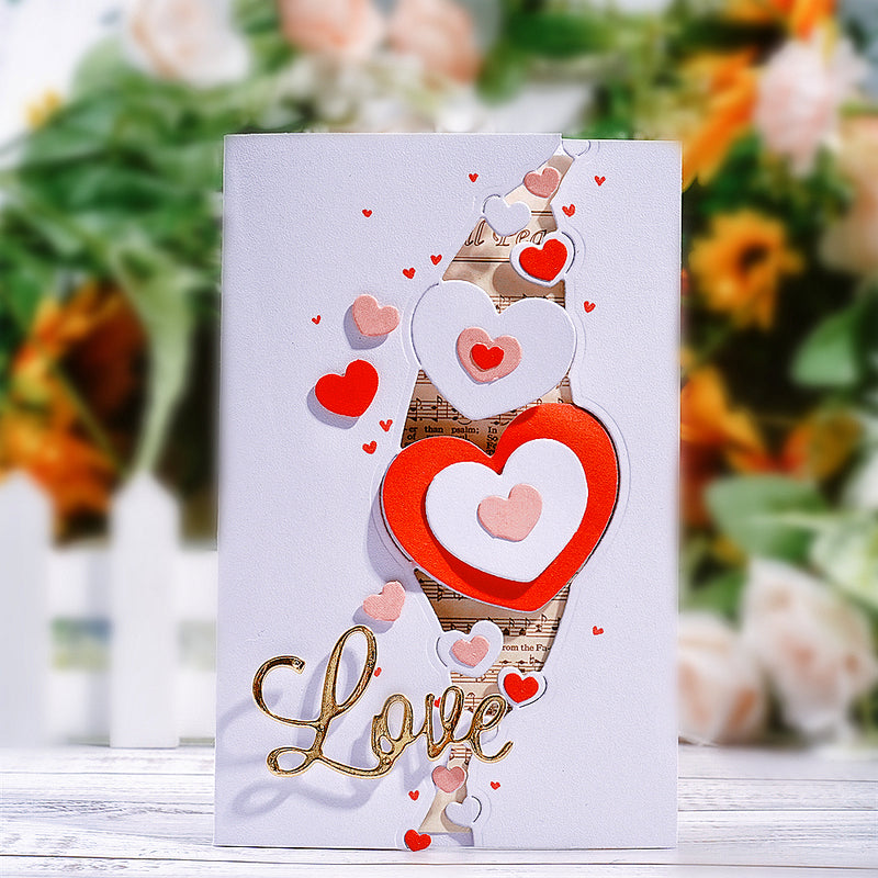 Inlovearts Love Crack Metal Cutting Dies