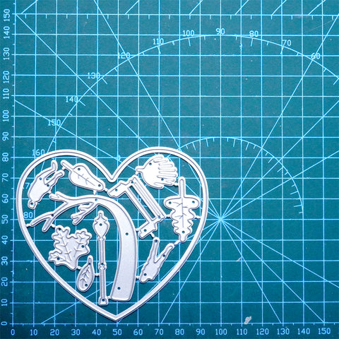 Inlovearts Romantic Valentine's Day Cutting Dies