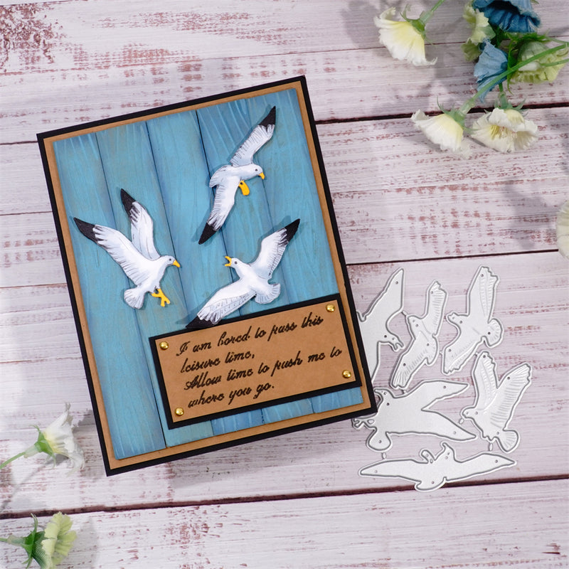 Inlovearts Flying Seagull Metal Cutting Dies