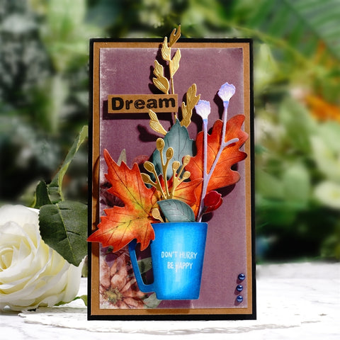 Inlovearts Flowers & Leaves in Cup Cutting Dies