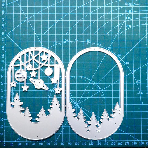 Inlovearts Layered Forest & Universe Metal Cutting Dies