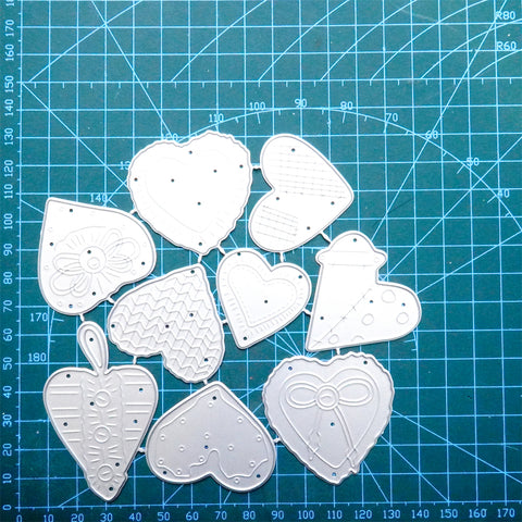 Inlovearts A Variety of Love Hearts Metal Cutting Dies