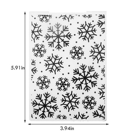 Inlovearts Snowflake Emboss Folders