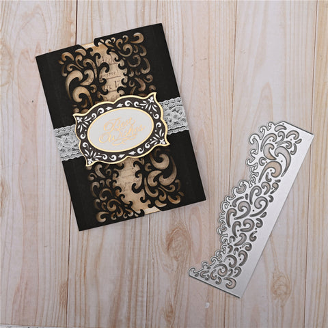 Inlovearts Lace Border Metal Cutting Dies