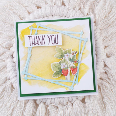 Inloveart Stackables Square Frame Metal Cutting Dies