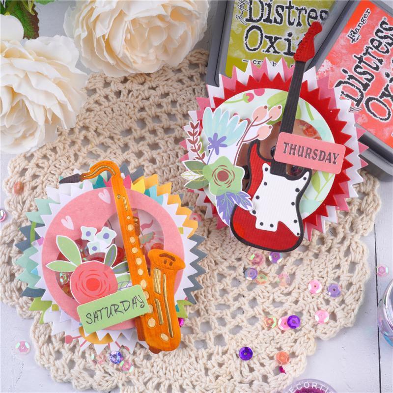 Various Musical Elements Decor Dies