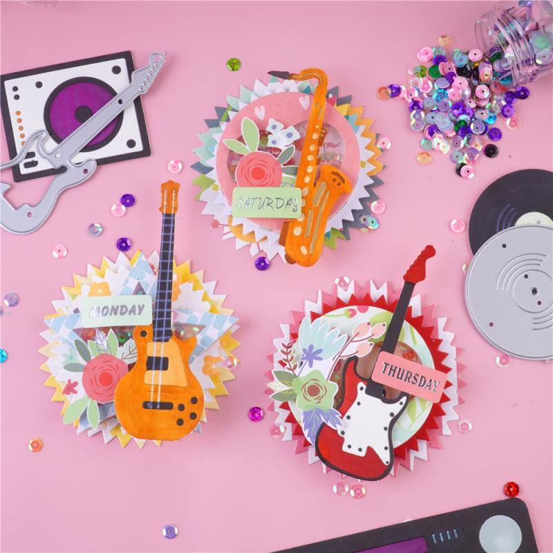 Various Musical Elements Decor Dies