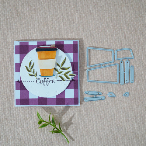 Inloveartshop Simple Coffee Cup Home Decor Cutting Dies