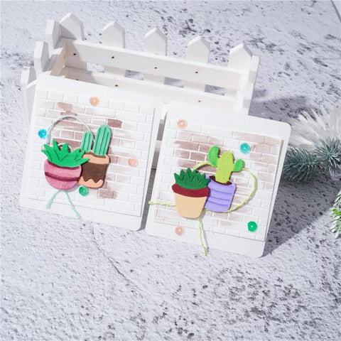 Inloveartshop Exquisite Potted Plants Home Decor Cutting Dies