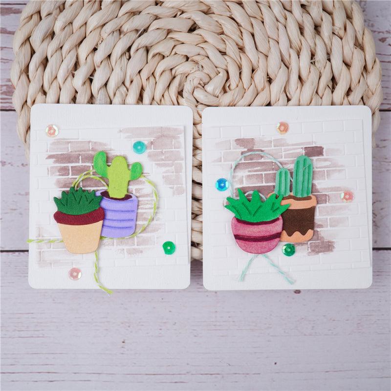 Inloveartshop Exquisite Potted Plants Home Decor Cutting Dies