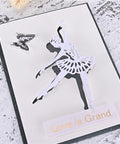 Elegant Dancing Girl Decor Dies - Inlovearts