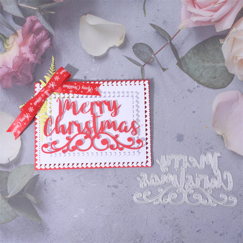 Inlovearts "Merry Christmas" & "Happy New Year" Word Cutting Dies