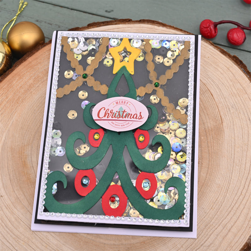 Christmas Tree Background Board Cutting Dies