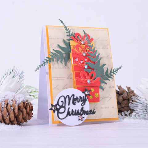 Gift Box Christmas Theme Cutting Dies