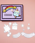 Inloveartshop Cute Cartoon Star, Rainbow & Popsicle Cutting Dies - Inlovearts