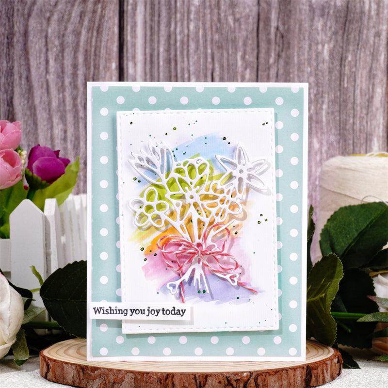 Inloveartshop 4 Kinds of Flower Bouquet Cutting Dies