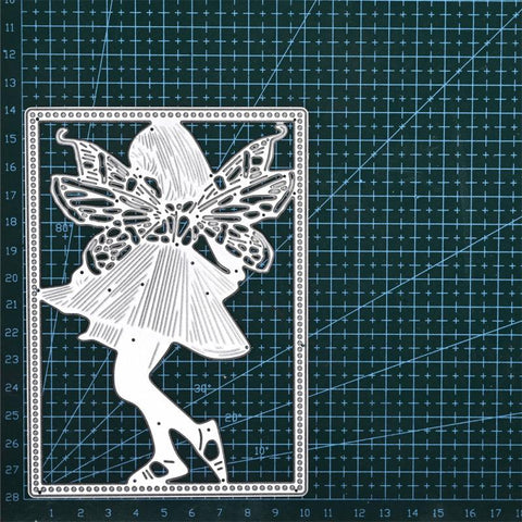 Elf Girl Character Theme Background Cutting Dies