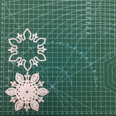 Inlovearts Snowflakes Flower Cutting Dies
