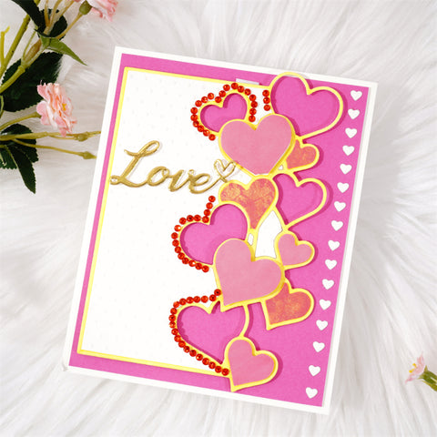 Inlovearts Heart Border Cutting Dies