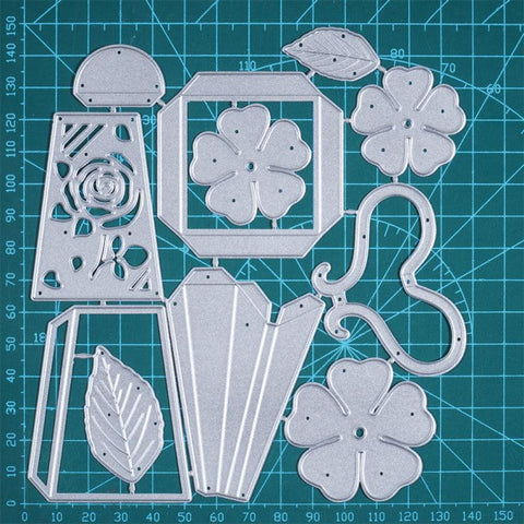 Inloveartshop Bouquet and Watering Can Home Decor Cutting Dies