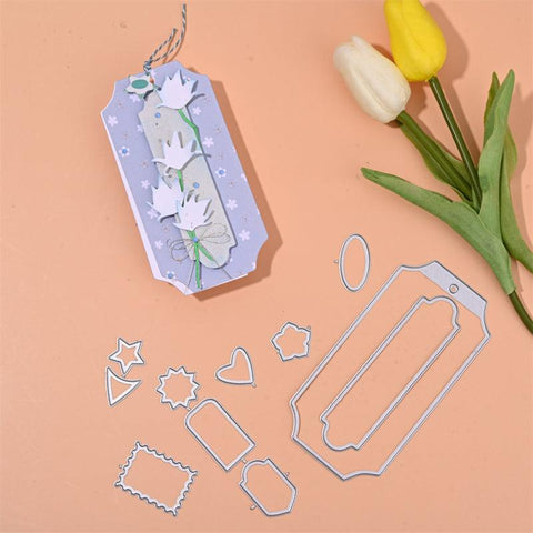 Inloveartshop Bookmarks and Various Types of Tags Decoration Cutting Dies