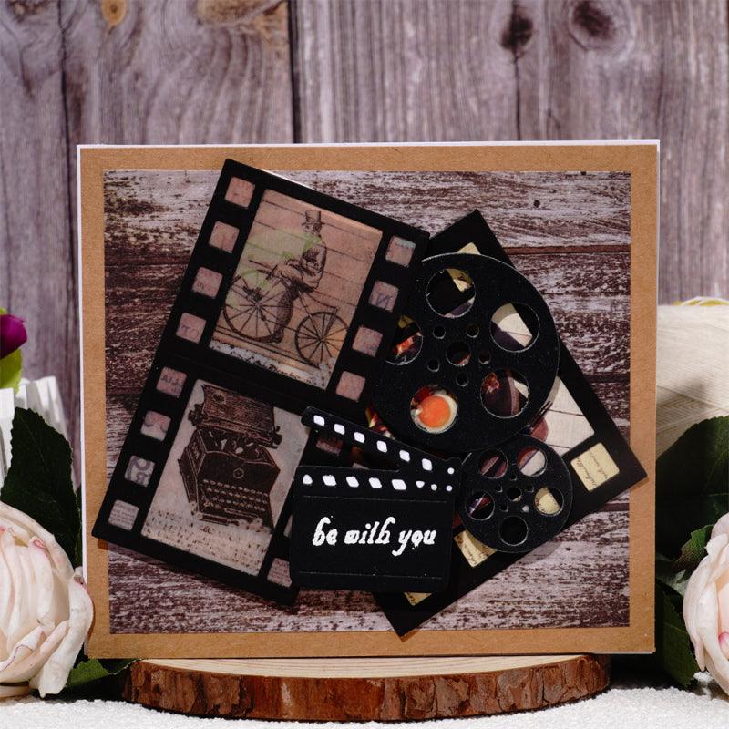Inloveartshop Film with Photo Frame & Movie Projector Cutting Dies