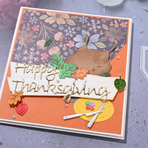 Inloveartshop Delicious Turkey Thanksgiving Day Cutting Dies