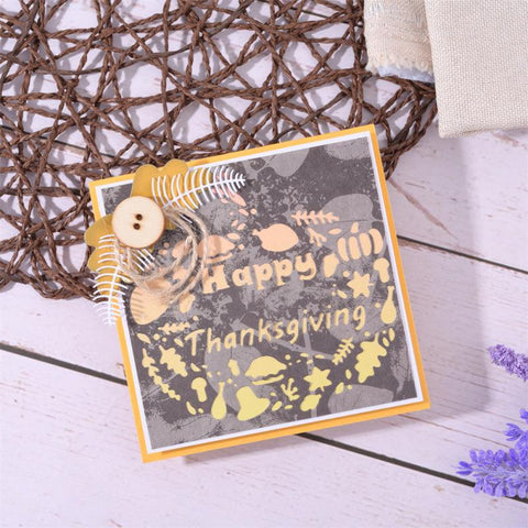 Inloveartshop Happy Thanksgiving Theme Background Board Cutting Dies