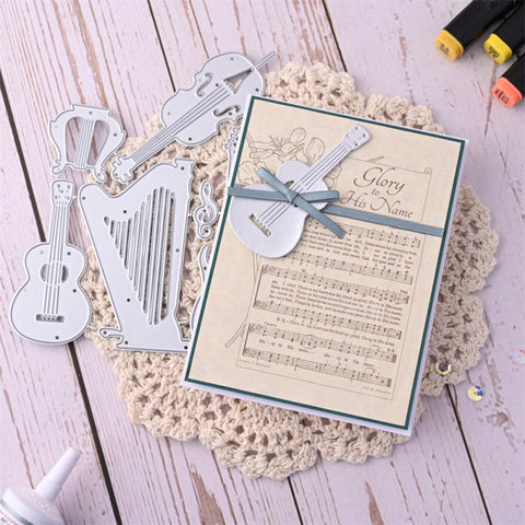 Inloveart Multiple Western Musical Instruments Metal Cutting Dies