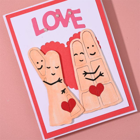 Inloveartshop Lovely Fingers Decoration Cutting Dies