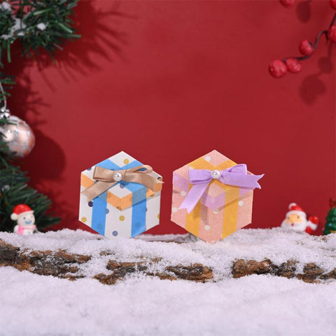 Inloveartshop Christmas Theme Cute Little Gift Box Boxes and Bags Cutting Dies