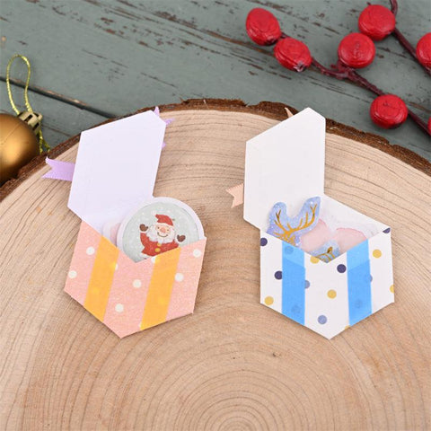 Inloveartshop Christmas Theme Cute Little Gift Box Boxes and Bags Cutting Dies