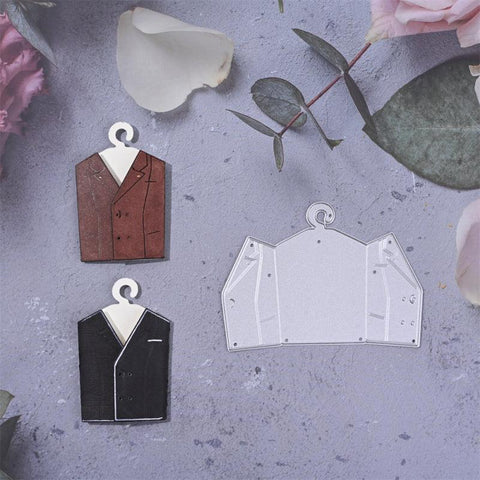 Inloveartshop Exquisite Suit Jacket Tag and Decoration Cutting Dies