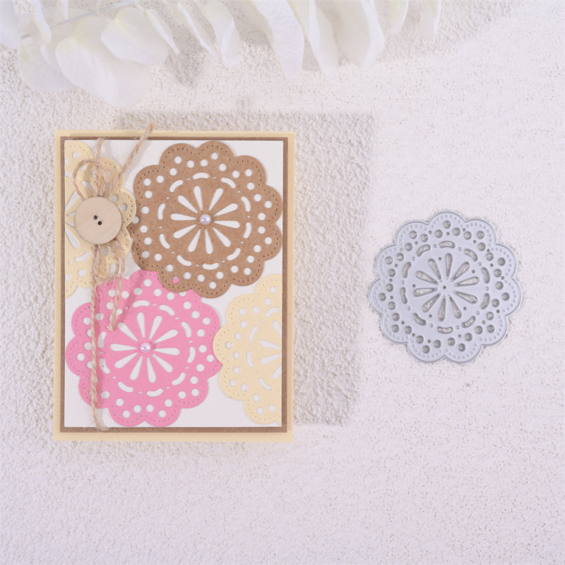 Inlovearts 2pcs Kaleidoscope Decor Dies Set