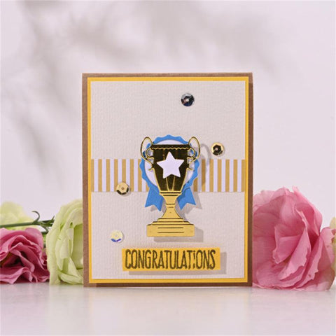 Inloveartshop Multiple Tag & Champion Trophies Cutting Dies