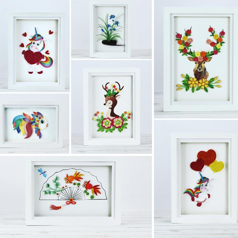 Paper Filigree Painting Kit-Animal series